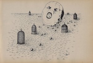 Toyen (1902 - 1980) - Střelnice : cyklus dvanácti kreseb 1939-1940 / Toyen