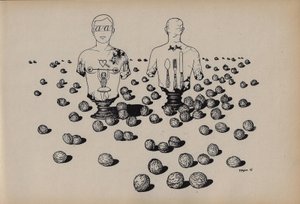 Toyen (1902 - 1980) - Střelnice : cyklus dvanácti kreseb 1939-1940 / Toyen