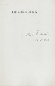 Cyril Bouda (1901 - 1984) - Portugalské sonety / Elisabeth Barrett Browningová ; grafiky Cyril Bouda