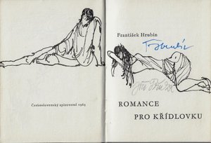 Jiří Trnka (1912 - 1969) - Romance pro křídlovku / František Hrubín ; ilustrace Jiří Trnka