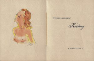 Stephane Mallarmé - Květiny / Stephane Mallarmé ; dvě kresby Jiří Vávra