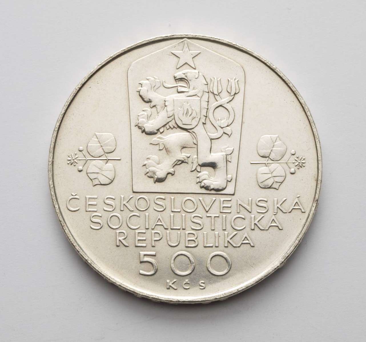 STŘÍBRNÁ 500KORUNA 20 LET FEDERACE