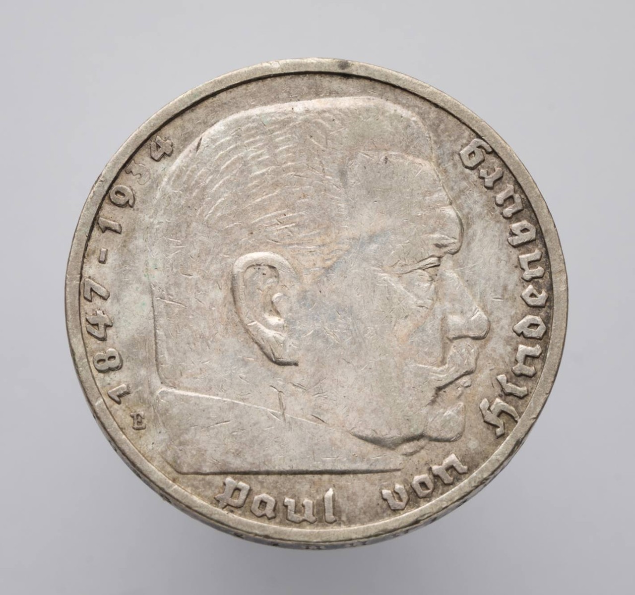 STŘÍBRNÁ 5MARKA PAUL VON HINDENBURG