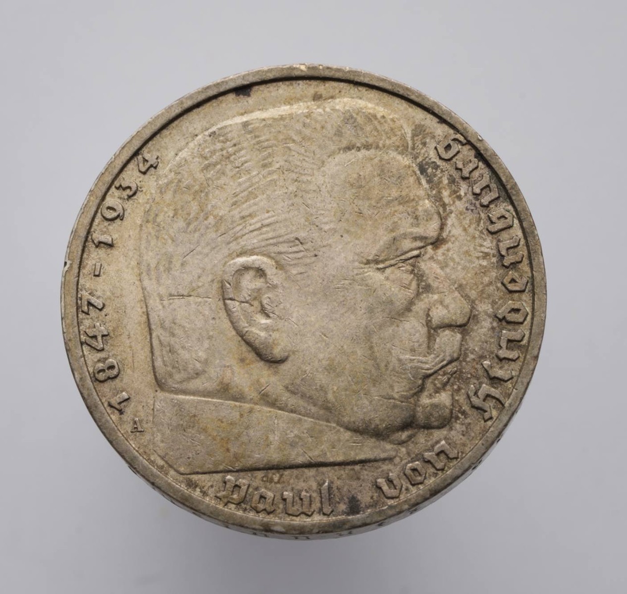 STŘÍBRNÁ 5MARKA PAUL VON HINDENBURG
