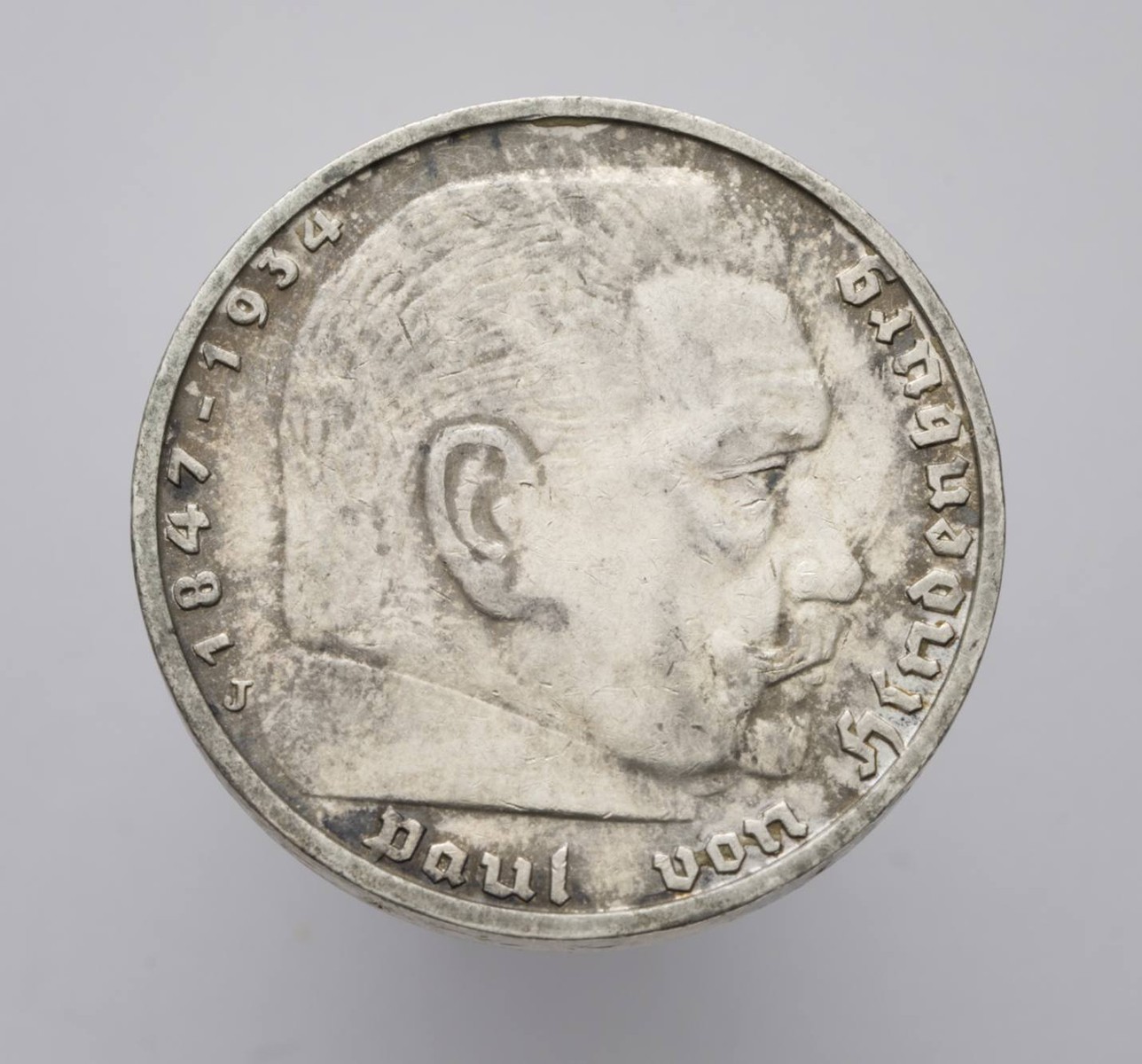 STŘÍBRNÁ 5MARKA PAUL VON HINDENBURG