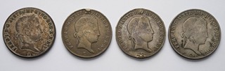 ČTVEŘICE STŘÍBRNÝCH 20KREJCARŮ