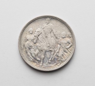 1 KORUNA 1896 KB MILENIOVÁ (1000. VÝROČÍ PŘÍCHODU MAĎARŮ DO PODUNAJSKÉ NÍŽINY)