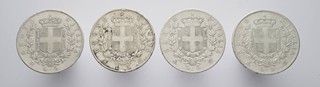 4 STŘÍBRNÉ MINCE 5 LIR