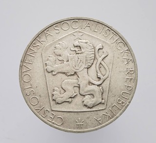 STŘÍBRNÁ 25 KORUNA 20. VÝROČÍ OSVOBOZENÍ