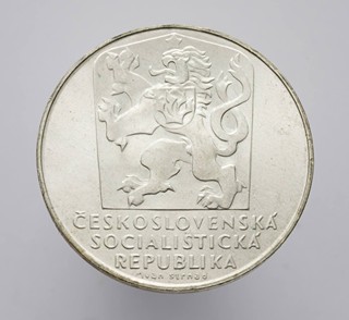 STŘÍBRNÁ 25 KORUNA 25. VÝROČÍ OSVOBOZENÍ