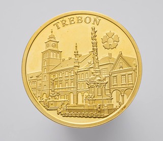 ZLATÁ PAMĚTNÍ MEDAILE TŘEBOŇ 2011 - 400 LET OD VYMŘENÍ ROŽMBERKŮ
