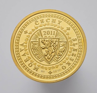 ZLATÁ PAMĚTNÍ MEDAILE TŘEBOŇ 2011 - 400 LET OD VYMŘENÍ ROŽMBERKŮ