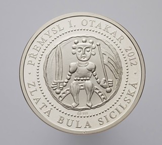 STŘÍBRNÁ PAMĚTNÍ MINCE ZLATÁ BULA SICILSKÁ 1212-2012