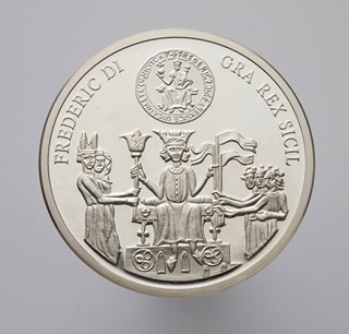 STŘÍBRNÁ PAMĚTNÍ MINCE ZLATÁ BULA SICILSKÁ 1212-2012