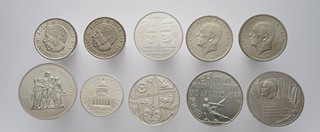 SOUBOR 10 MINCÍ (AG, BILLON, CUNI)