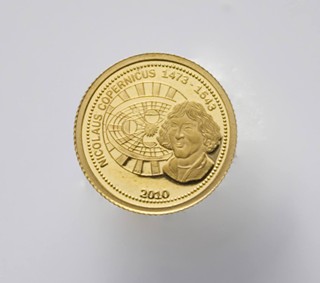 ZLATÁ MINCE 1 DOLAR SAMOA MIKULÁŠ KOPERNÍK