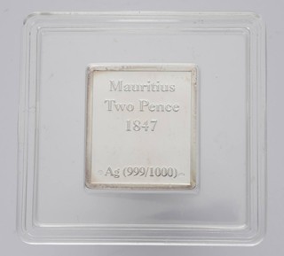 MAURITIUS TWO PENCE (1847) Z KOLEKCE NEJCENNĚJŠÍ ZNÁMKY SVĚTA