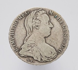 STŘÍBRNÁ OBCHODNÍ MINCE 1 TOLAR (LEVANTSKÝ TOLAR)