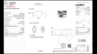 Certifikovaný laboratorní diamant 
