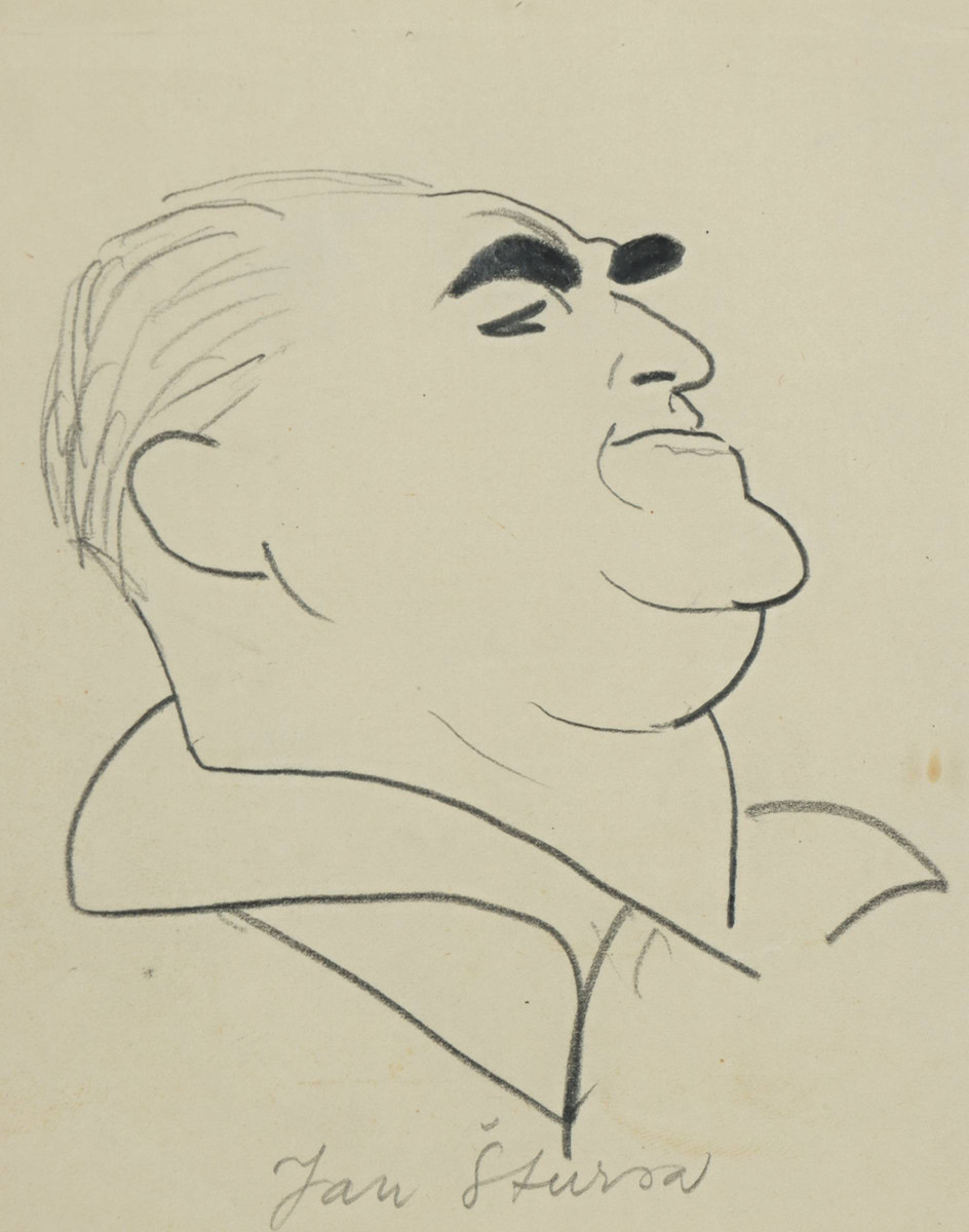Jan Štursa (1880 – 1925) - Karikatura