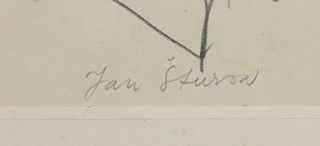 Jan Štursa (1880 – 1925) - Karikatura