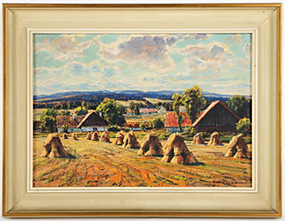 Karel Schauer (1905) - Krajina v záři letního slunce