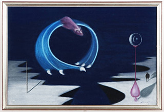 Miloš Kurovský (1924 - 2017) - Surrealistická krajina