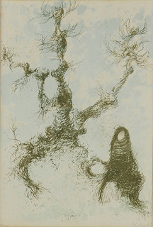 Jiří Trnka (1912 – 1969) - Zima (Strom v krajině)