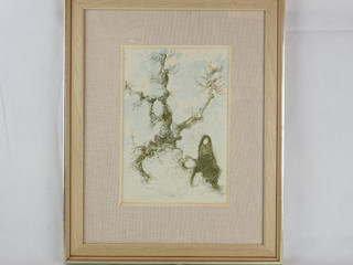 Jiří Trnka (1912 – 1969) - Zima (Strom v krajině)