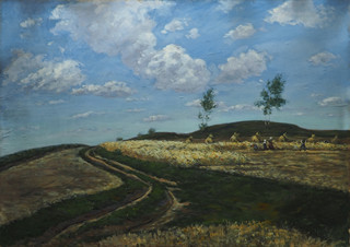 Ferdinand Hanuš Herink (1889 – 1958) - Letní krajina - senoseč
