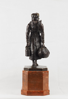 Josef Drahoňovský (1877 – 1938)  - Wiener Hamsterin (Vídeňačka křečkující zásoby)