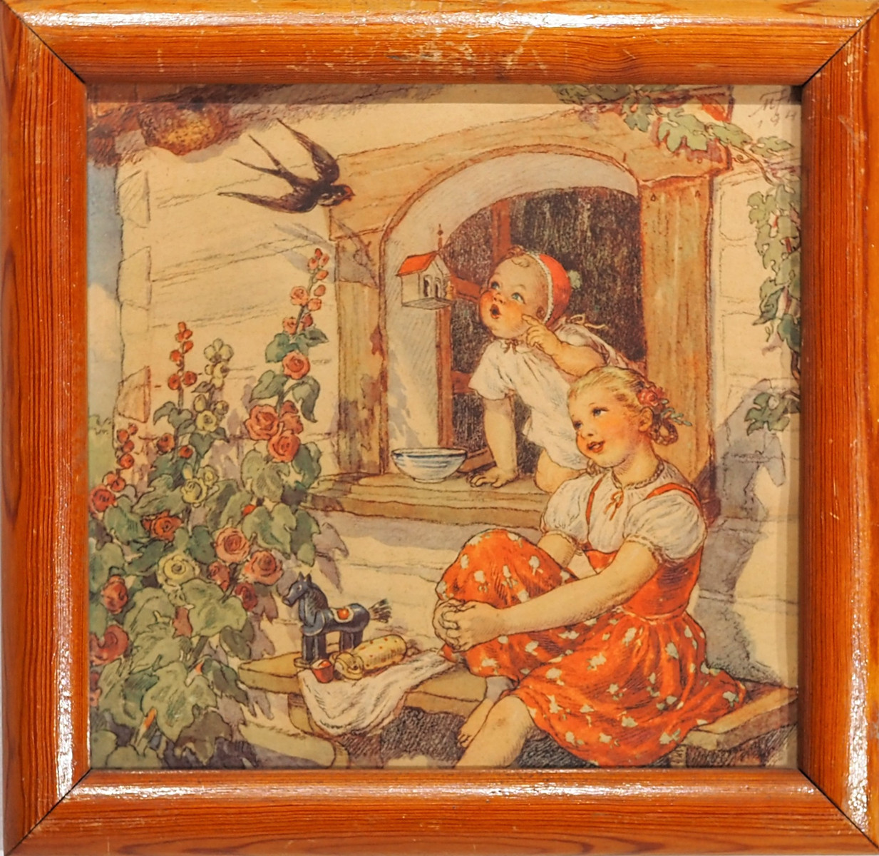 Marie Fischerová - Kvěchová - Na zahrádce