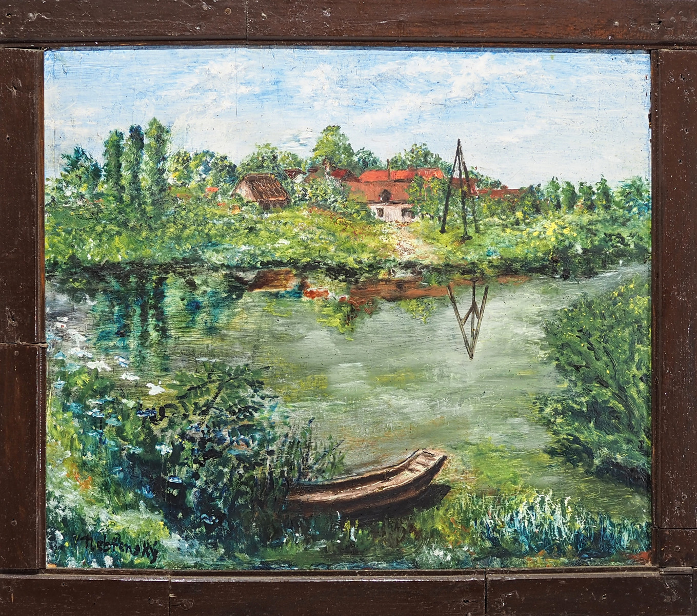 Nebřenský - Na břehu rybníka