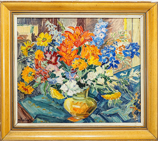 Milada Špálová Benešová (1884 - 1963) - Květinové zátiší