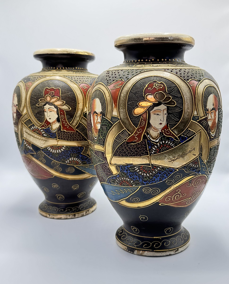 Párové vázy Satsuma 