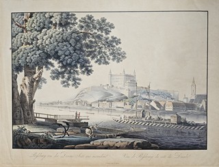 Tranquillo Mollo, 1767 - 1837 - Bratislava - Pressburg von der Donau-Seite aus anzusehen