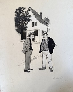 Eugen Kirchner,  (1865–1938) - Fliegende Blätter - Znepokojivé srovnání