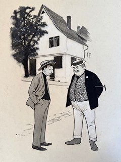 Eugen Kirchner, (1865–1938) - Fliegende Blätter - Znepokojivé srovnání