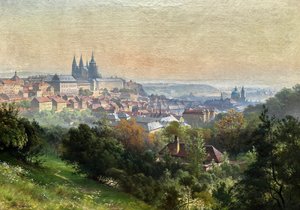 Karel Liebscher (1851 - 1906) - Hradčany
