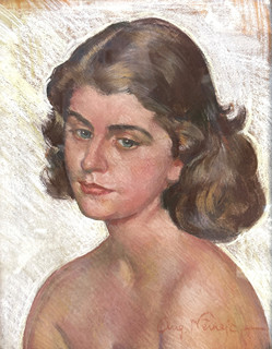 Augustin Němejc (1861 - 1938) - Portrét ženy