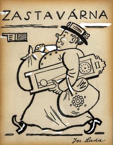 Josef Lada (1887 - 1957) - Zastavárna