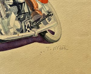 Theodor Pištěk (1932) - Jezdec na motocyklu