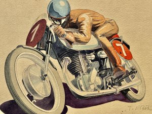 Theodor Pištěk (1932) - Jezdec na motocyklu