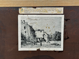 Eugène Cicéri (1813 - 1890) - Venkovská ulice