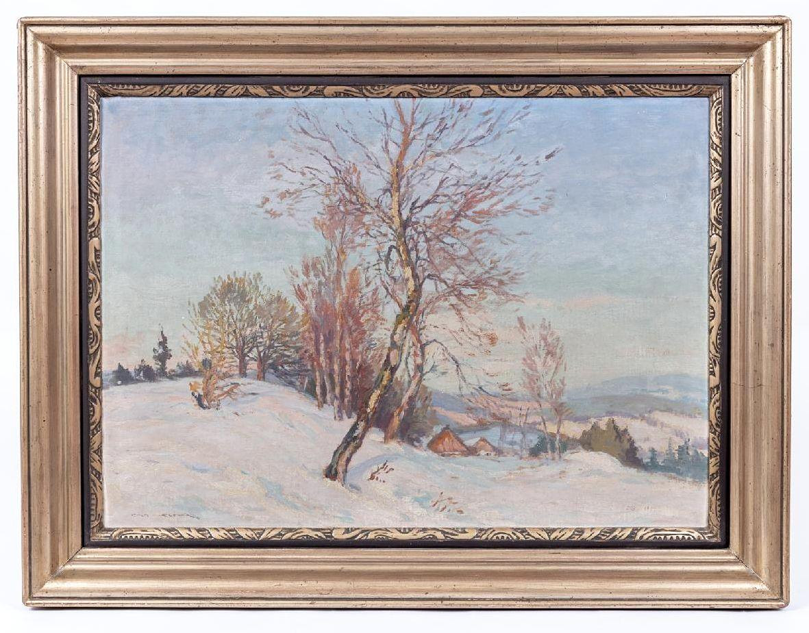 FRANTIŠEK CÍNA JELÍNEK (1882 - 1961) - ZÍMNÍ KRAJINA