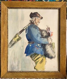 Joža Uprka (1861 - 1940) - STARÝ DUDÁK