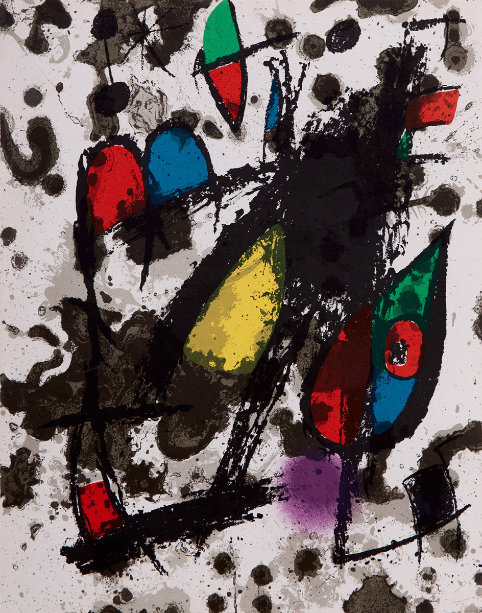 Joan Miró (1893 - 1983) - Bez názvu (z Lithographe II)