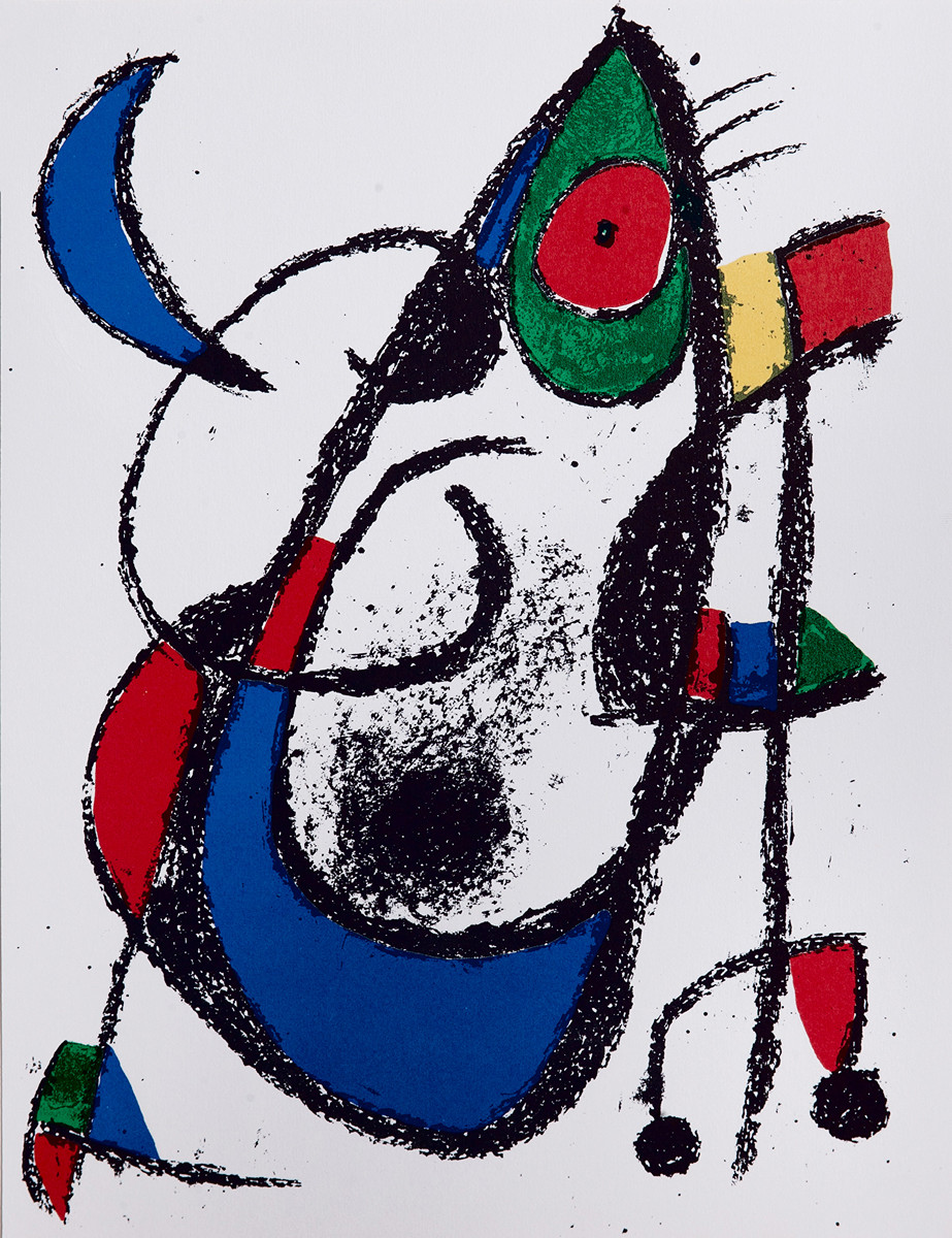 Joan Miró (1893 - 1983) - Bez názvu (z Lithographe II)