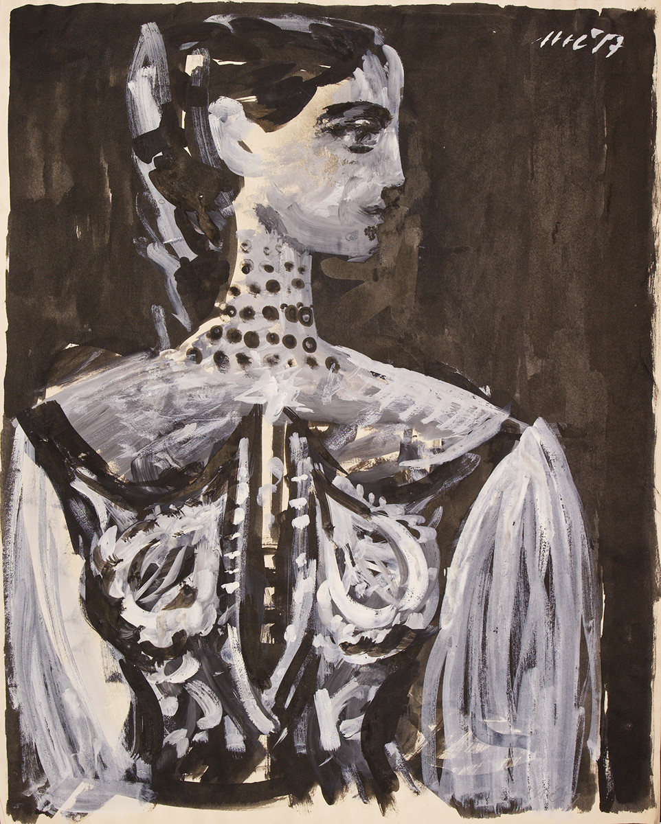 Marián Čunderlík (1926-1983) - Dievča v kroji