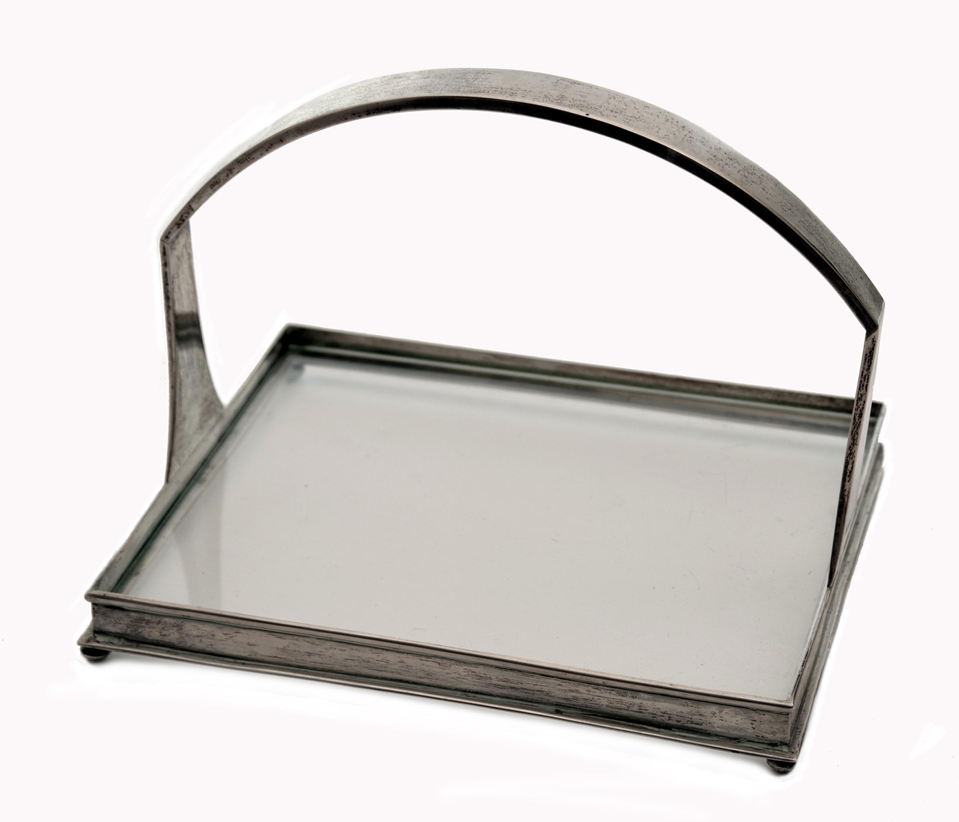 A Small Art Nouveau Tray with Handle